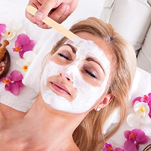 JANYUN 200 PCS Wooden Wax Sticks Waxing Applicator Spatulas Kit for Eyebrow Lip Face and Body Hair Removal(Combination Style)