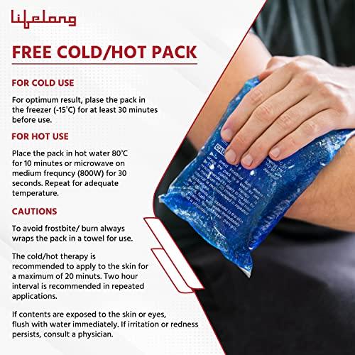 Lifelong Lifelong Orthopedic Contoured Sacral Belt|Lumbo Sacral|Lower Back Pain Relief|Waist Support Belt for Men & Women - XXL Size (LLOBS45, 1 Year Warranty, Blue)