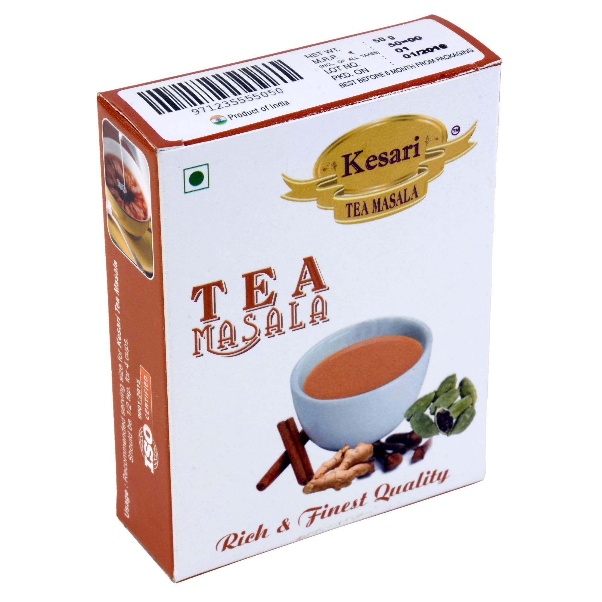 Kesari Kesari Tea Masala- 50 gm, Pack of 5