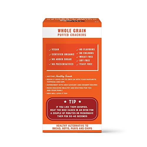 Wise Crack WiseCrack|Organic Rice Cakes -Quinoa Power|Gluten Free, No transfat, No Oil, No Cholestrol|125g|Pack of 1