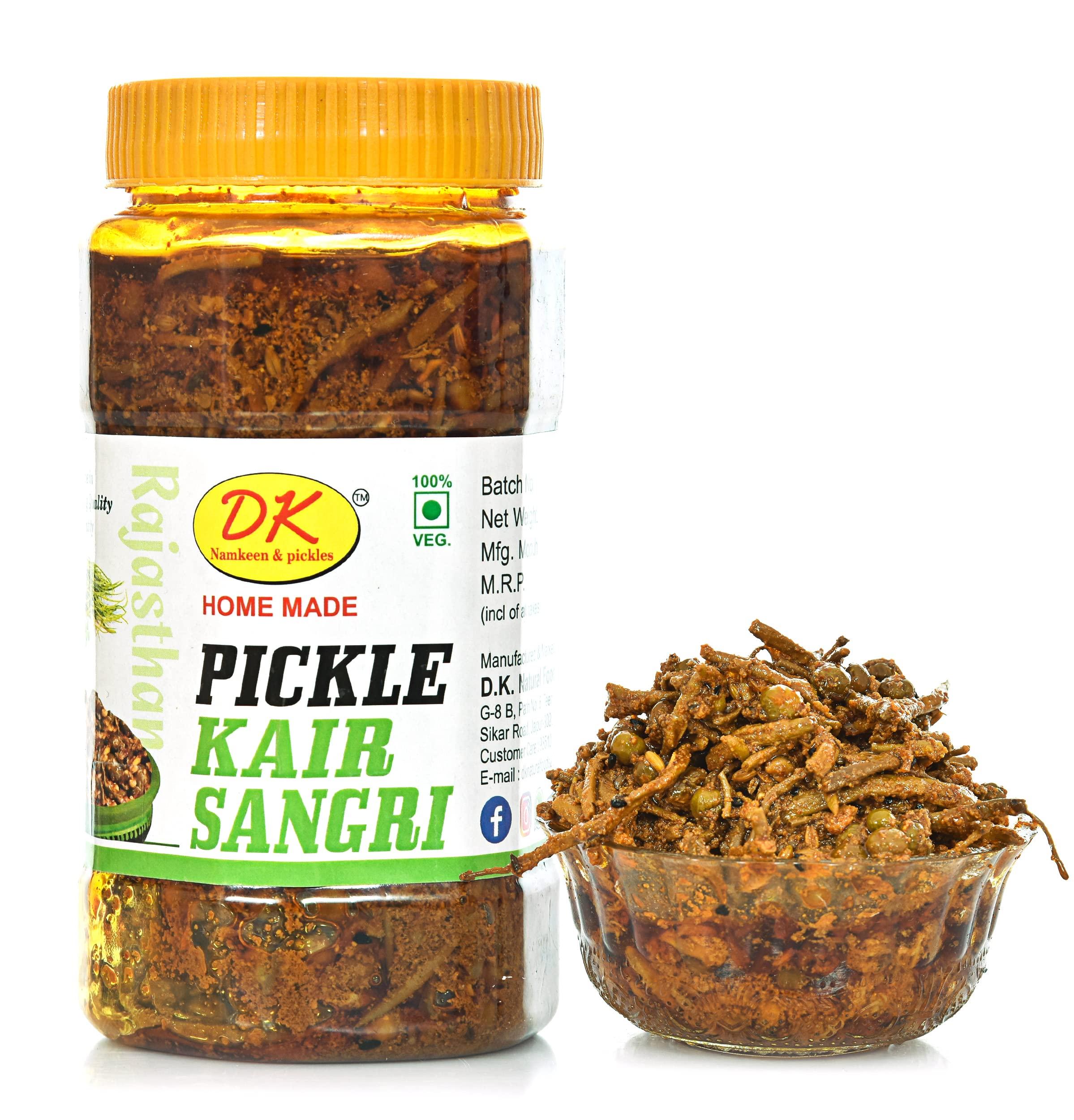 DK NAMKEEN & PICKLES DK Pickles Rajasthani Homemade Ker Sangri and Marwadi Mirchi Pickle Tenti Green Chilli Pickle teet sangri pickles Homemade Ker Sangri Pickle Ghar Ka Achar