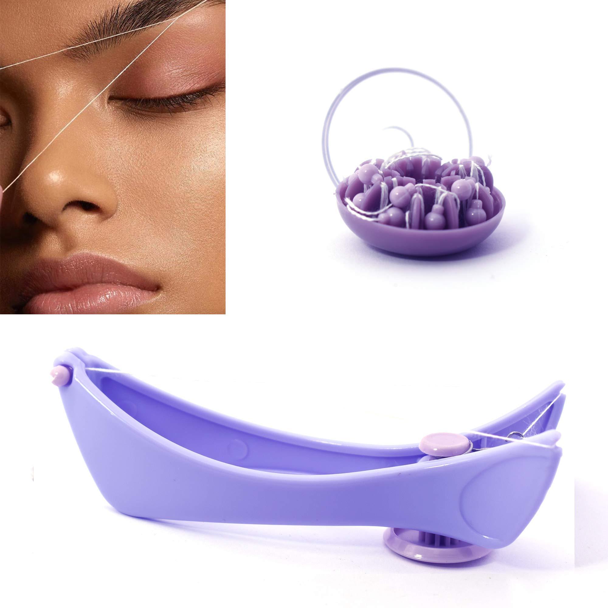 N Series N Series Slique Eyebrow Face and Body Hair Threading and Hair Removal System Machine Kit Spring Tool Tweezers Epilators Slidne Face And Body Hair Threading System For Women Multipurpose Use