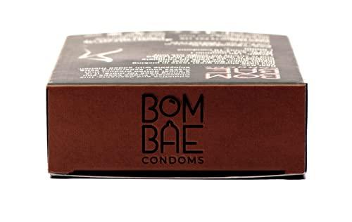 BOMBAE BOMBAE condoms Chocolate fudge super dots, Pack of 6 condoms for men family pack flavour Combo Pack of 6 (10 pieces per pack) 60 Dotted condom combo pack offer men extra dotted