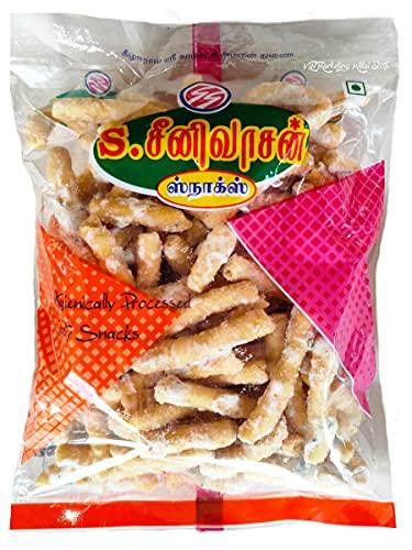 S. SEENIVASAN MITTAI KADAI S SEENIVASAN Special Sweet Sev 250g | Special Big Mixture 250g | Kovilpatti Kadalai Mittai 250g - Pack of 3 (750g)