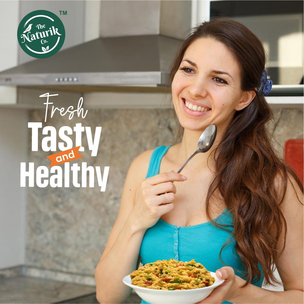 The Naturik Co The Naturik Co. Masala Millet Khichdi 500g: Ready to Eat, High Protein, Gluten-Free, Vegan, Low Calorie and No Preservative