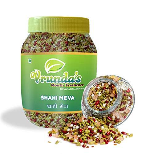 Vrunda's Vrunda's Shahi Meva 500 Gm [Indian Mouthfreshner,Natural Badishep ,Healthy Fennel Seeds,Roasted Saunf,Digestive Aniseed ,Mix variyali, After Meal Mukhwas]