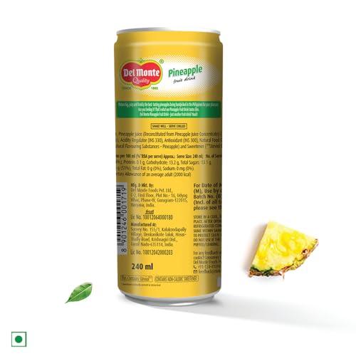 Del Monte Del Monte Pineapple Fruit Drink, 240ml