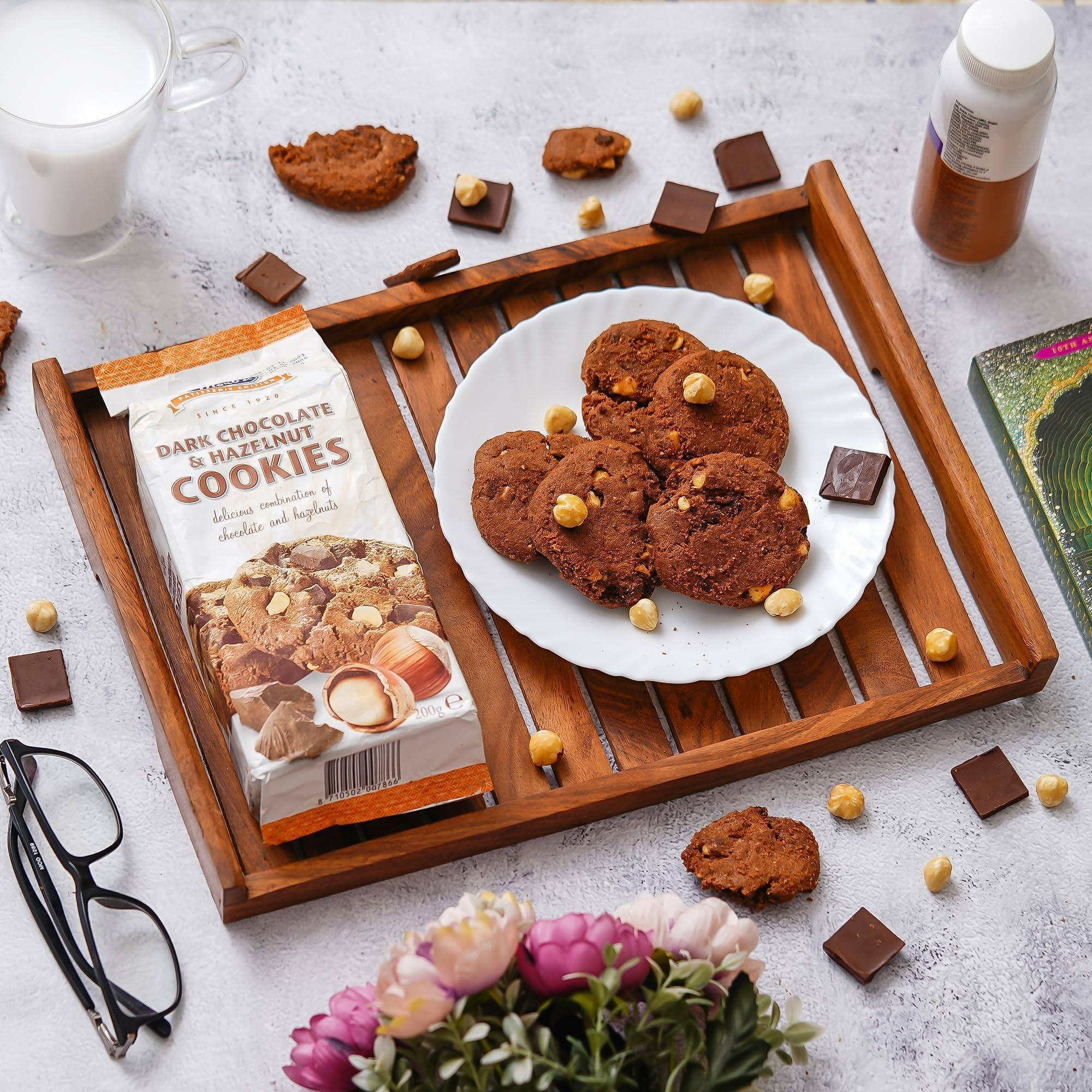 Merba Merba Patisserie Dark Chocolate and Hazelnut Cookies 200g