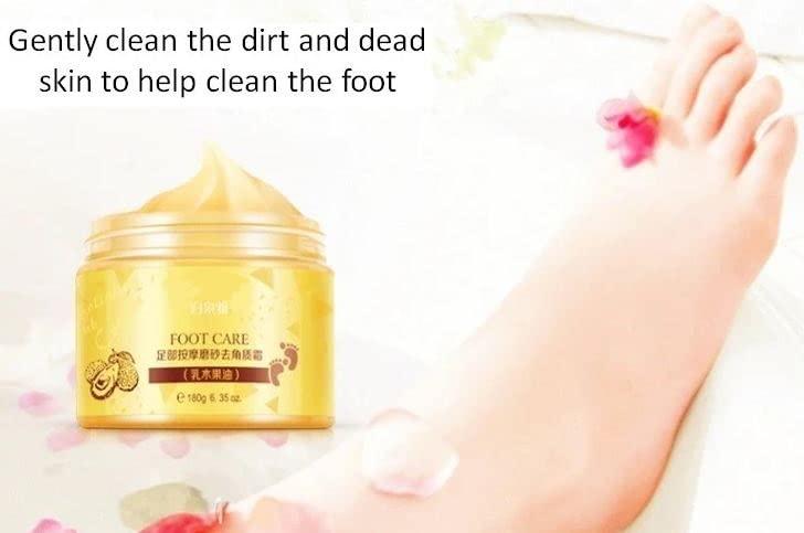 Generic Shea Butter Foot Care Massage Scrubexfoliating Cream Cleansing Elicate Feet Skin Oilimport From 180gm