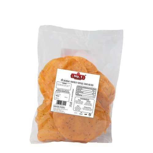 SFS NO. 1 MOOD FOR FOOD NO. 1 Schezwan Rice Papad (Khajla) Pack of 4 (200g Each)