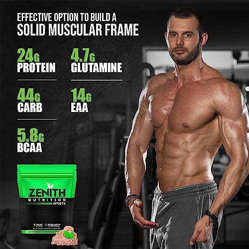 Zenith Nutrition Zenith Sports Essential Whey 1kg | 24g Protein | 5.8g BCAA | Accelerate Performance | Muscle gain | Choco Hazel Fusion