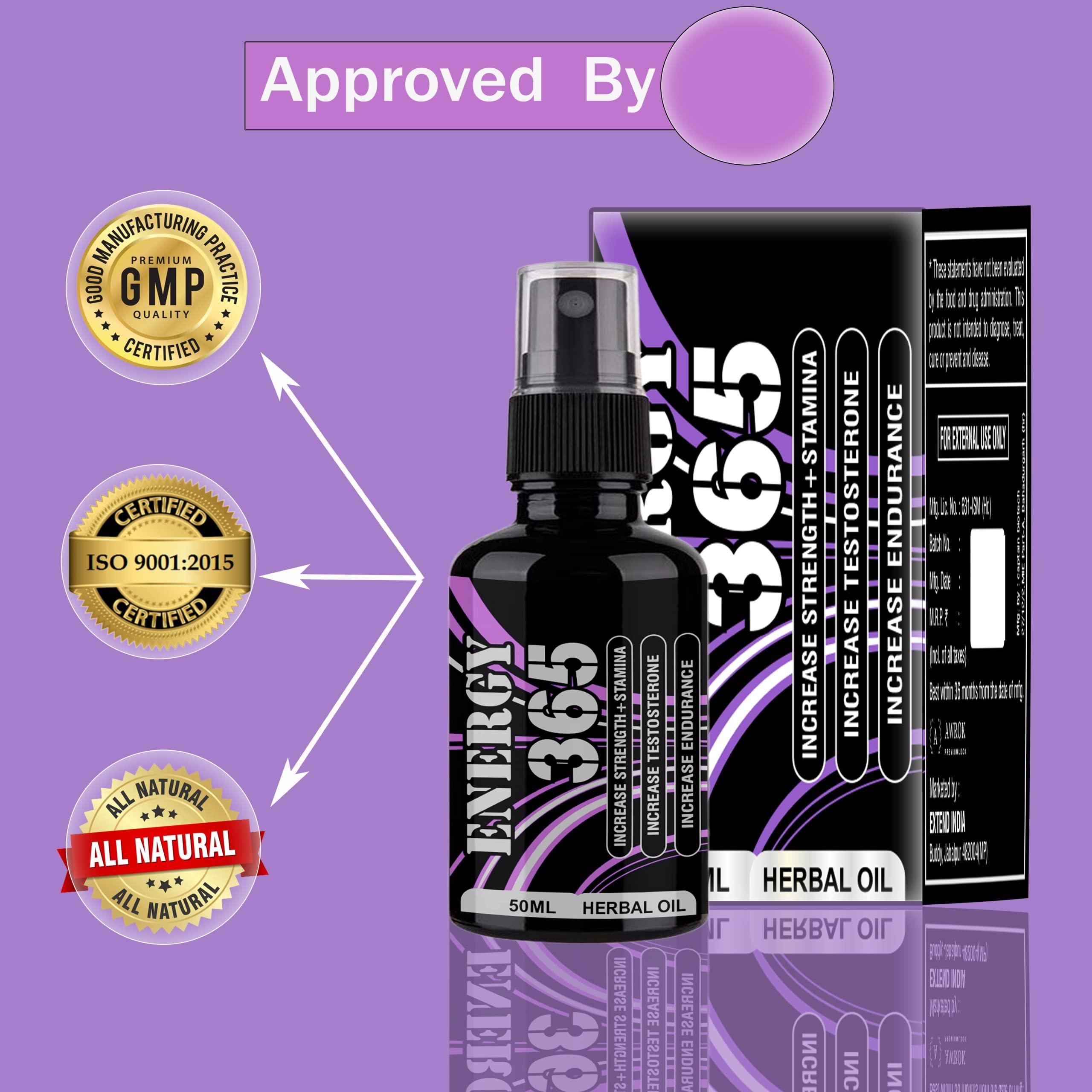 EIBHC EIBHC Ayurvedic Energy 365 Men Massage oil (100 ml)