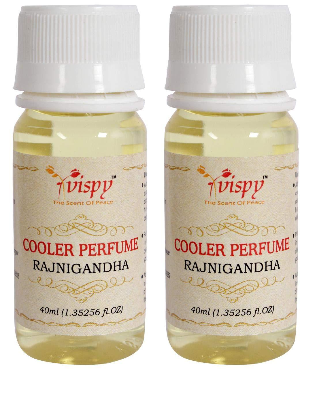 vispy Vispy rajnigandha Cooler Perfume, 40ml 2 Pc Combo (Best Cooler Perfume)