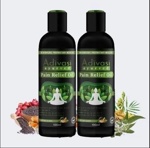 PURPLE NATURALS PURPLE NATURALS Adivasi Pain Relief Oil (Pack of 2)