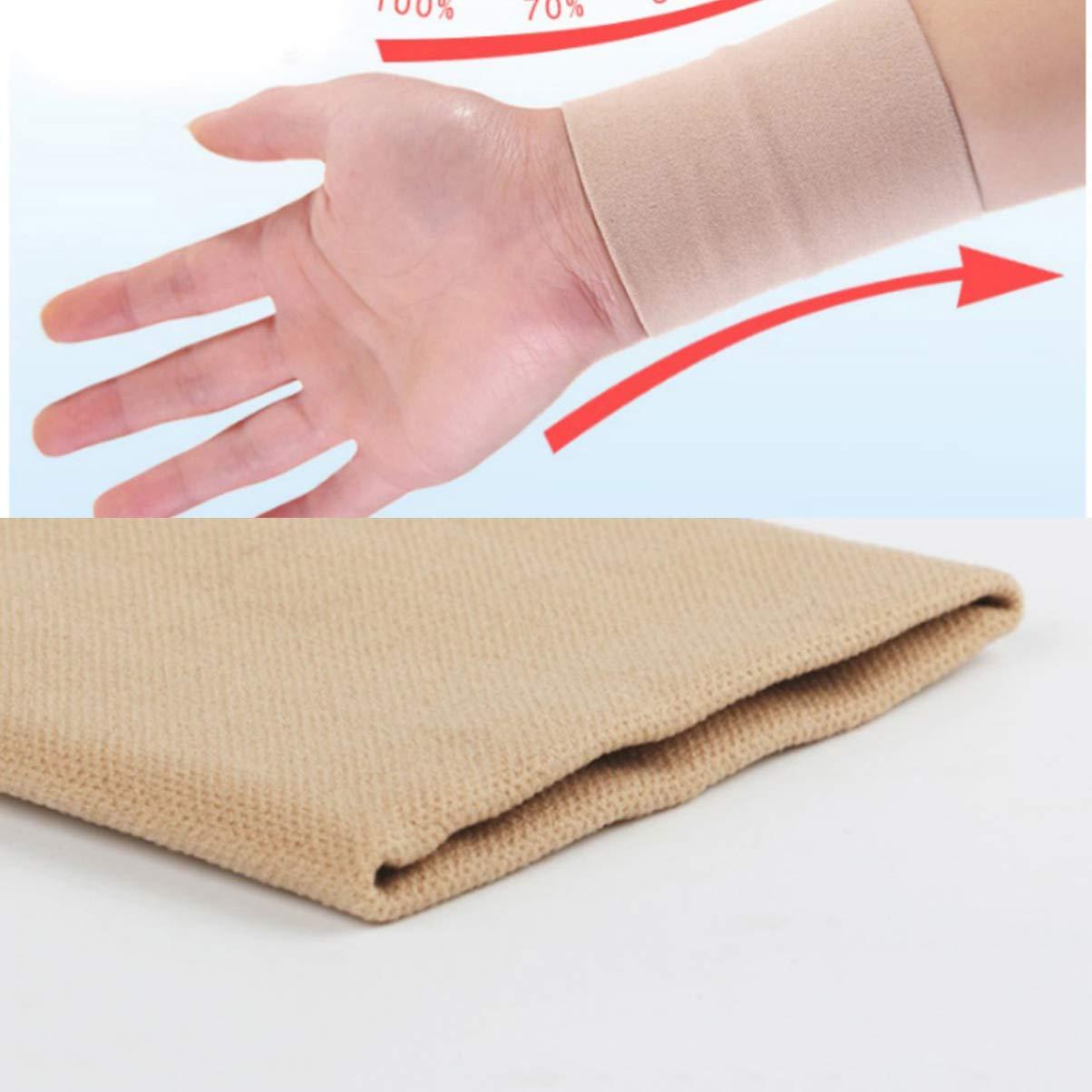 HEALLILY HEALLILY Wrist Bracer 2Pcs Washable Moisture- wicking Wrist Support Brace Bands Injury Protector Wrist Guards for Sports