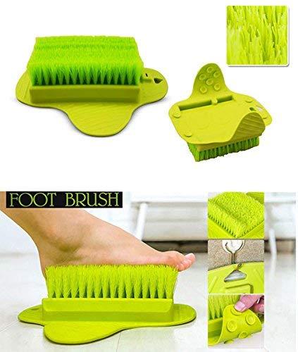 ORICAL SALES ORICAL SALES Foot Scrubber Brush/Exfoliating Feet Cleaner Massager with Hanging Hooks (Multicolour)