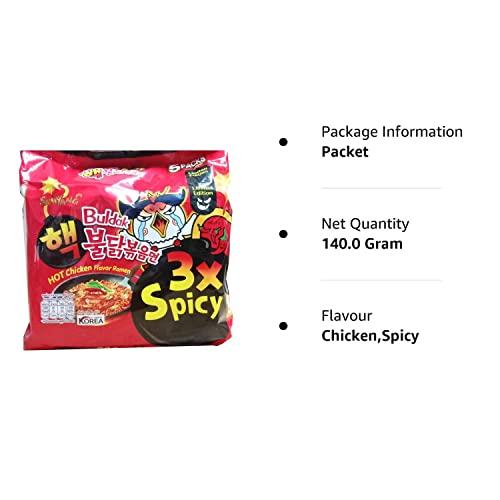 Samyang Hot Chicken Flavor Ramen Buldak 3X Spicy Instant Noodles image-10