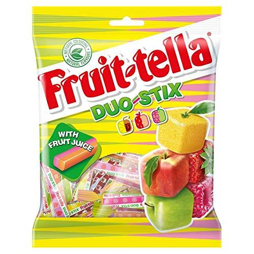 Fruit-tella Fruit-tella Duo Stix Candy Single Bag - Fruit, 135 Gram
