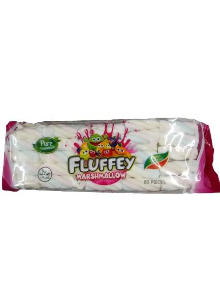 Generic Fluffey Marshmallow 140g (100% vegetarian) pack of 3 (80pcs each) STRAWBERRY Marshmallow (3 x 140 g) plus get free A.Mangals Rose Milkshake Mix worth Rs.200/-