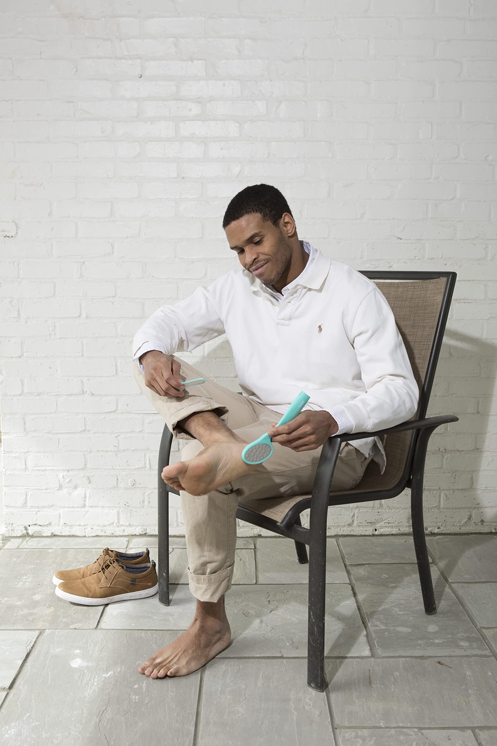 Onyx Professional Onyx Professional 3 in 1 Diamond Foot Scrubber/for Feet, Callus Remover, Dead Skin, Dry Cracked Heels, Corns/Foot File Scrubber Exfoliator Removes Hard Rough Dry Cracked Skin