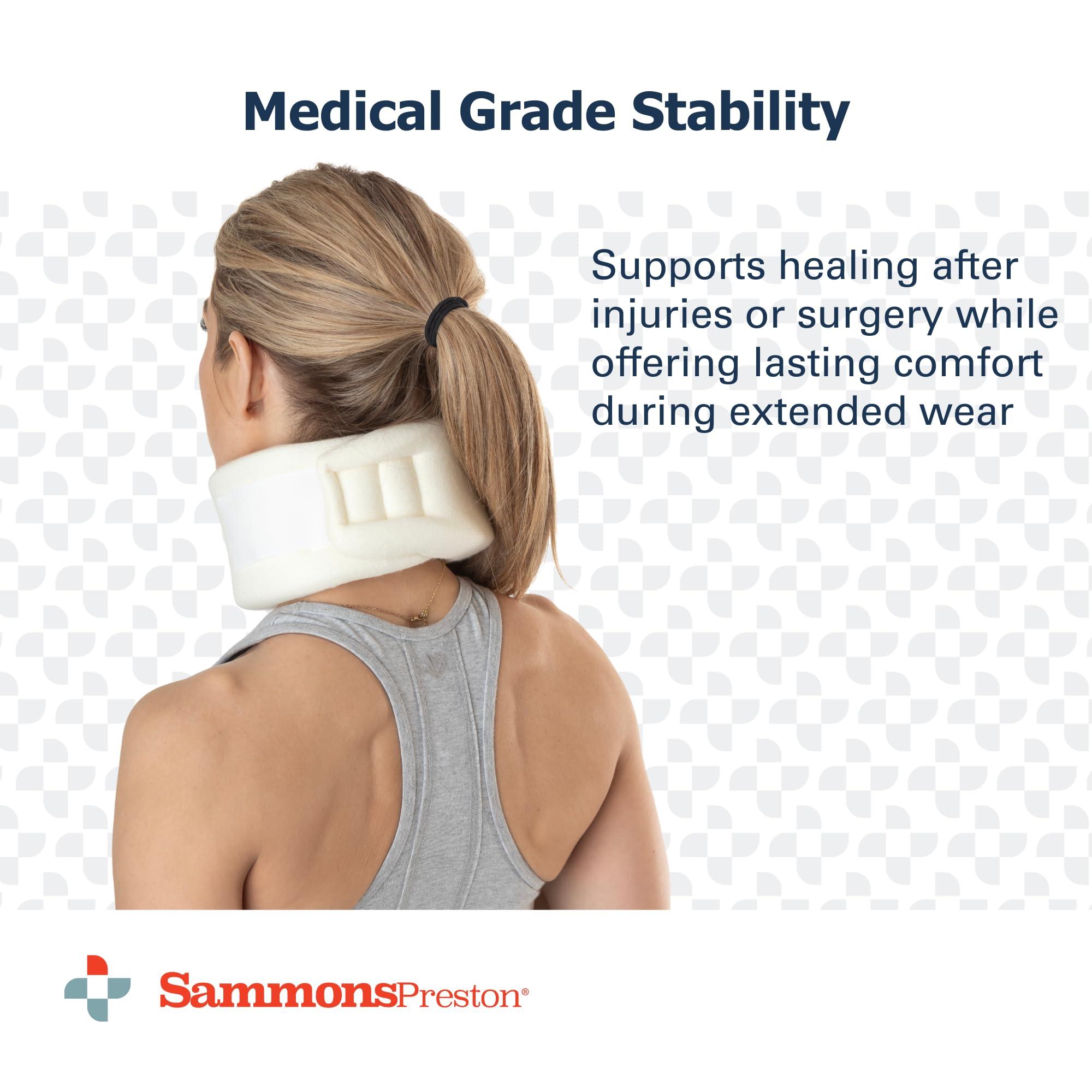 Sammons Preston Rolyan Universal Contour Cervical Collar Brace, Cream Color, 2\"