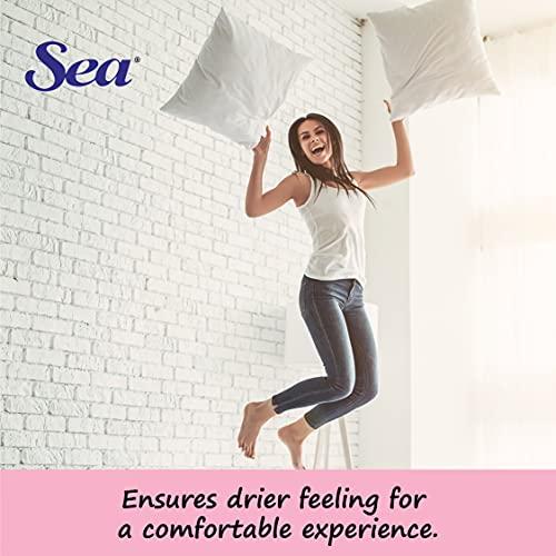 Sea SEA Sanitary Pad For Women | 30 XXL Maxi + 6 XL Maxi Period Combo Pack | Organic Cotton Pad with Leak And Odour Lock Technology