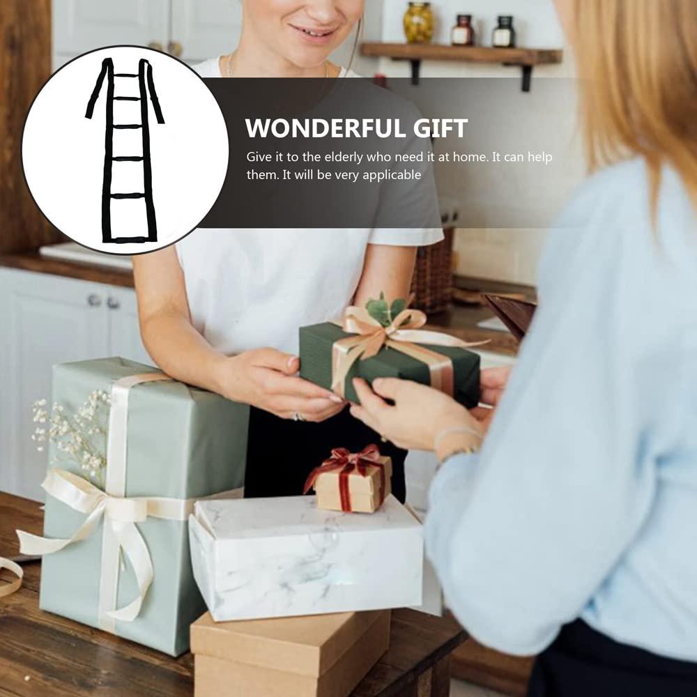 AiGyonx Bed Rail for Elder - Bed Ladder Assist - Pull Up Assist Device with Handle Strap - Rope Ladder Caddie Helper - Sitting, Sit Up Hoist for Elderly, Senior, Injury Recovery Patient, Pregnant, Handicap