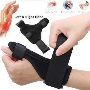 Orthowala Orthowala  - Thumb Spica Metal Splint Support - Premium Range- Size For All, design for left & right hand