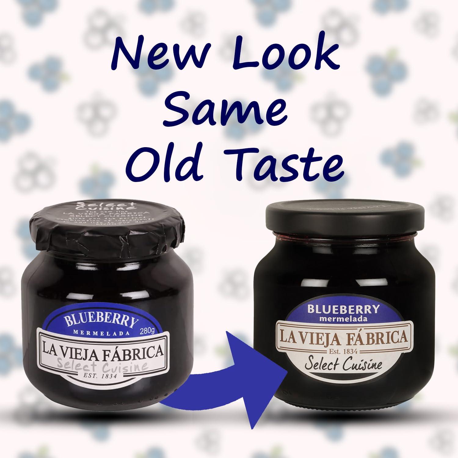 La Vieja Fabrica La Vieja Fabrica Blueberry Mermelada (Jam) Bottle, 280 g