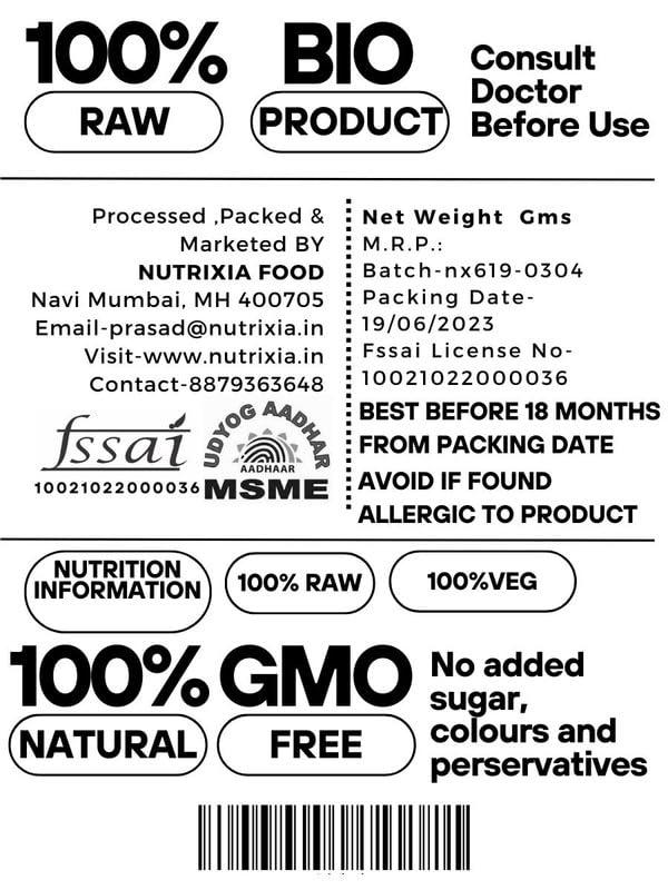 Nutrixia Food Neem Seed/Neem Ke Beej/Azadirachta (50 Gms)