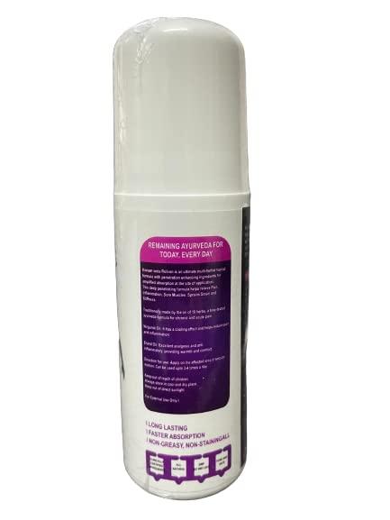 INDOBEST Korean Veda Feel Young Ayurvedic Pain Relief Oil | For Joint Pain, Back Pain, Headache, Muscles Pain | Pain In Cervical Spondylitis & Sciatica | Muscle Cramps, Gout & Sprains, Arthritis | 75ml