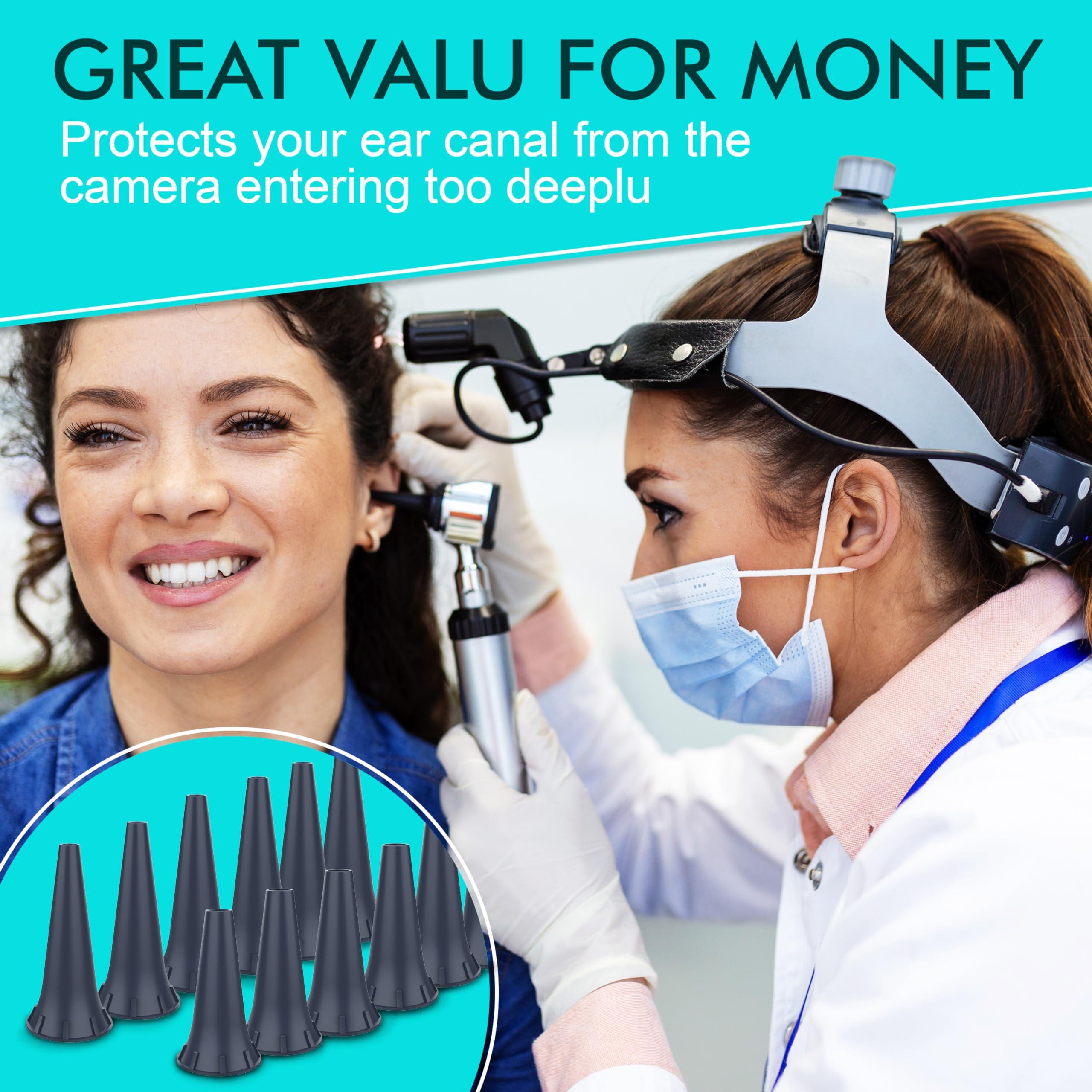 OTICA 2.5 mm and 4 mm Disposable Otoscope specula Tips compatible with HEIN.E and Welch Otoscopes covers adult and pediatric 50-50 UNITS