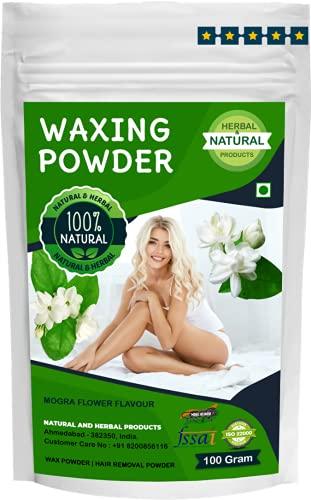 NATURAL AND HERBAL PRODUCTS Wax powder for hair removal herbal | Wax Powder | Hair Removal Powder women | Chocolate Flavours For Instant Hair Remover, Zero Pain, No Side Effects, All Types Skin (Hand, Leg, Underarm, Private Part) -- 100GRAM