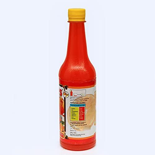 HERALD'S Herald's Orange Squash (concentrated) - Made with real fruit pulp - Nutritional value kept intact - Instant refreshing drink (600 ml)