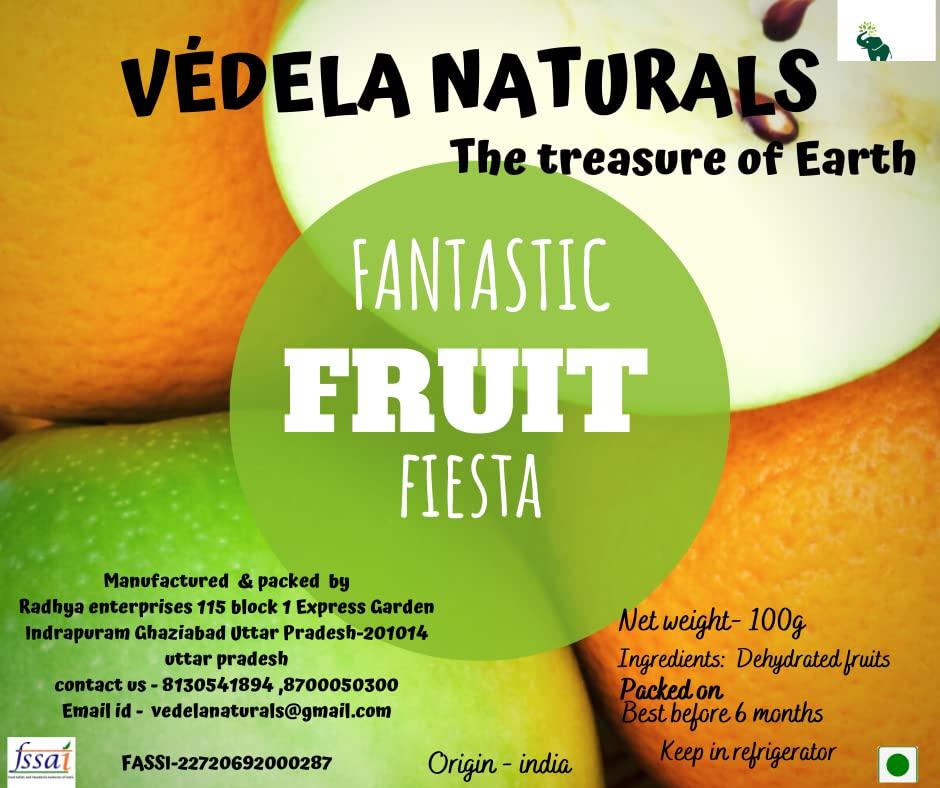 VÉDELA Naturals VÉDELA Naturals-Mixed Dried Fruits| Gluten Free | Vegan| Fruit Tea | Mix dried Fruit Slices for tea and cocktails |Cake| Pack of 20 Combination