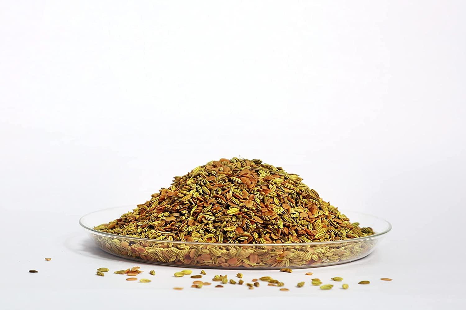 Generic Girnar Detox Green Tea (36 Tea Bags) + Jyoti Ben's Mukhwas Roasted Saunf With Dhana Daal 200g