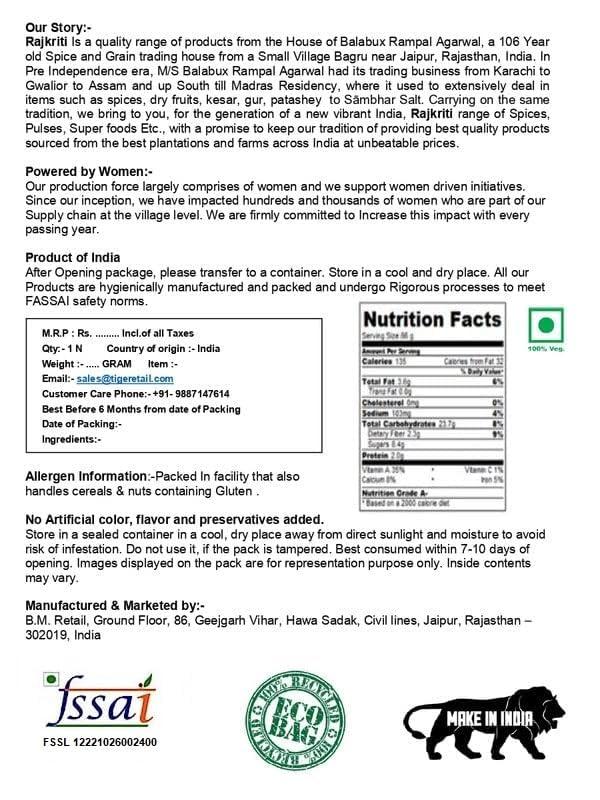 RAJKRITI Rajkriti Premium Fenugreek Seeds | Whole Methi Dana Seeds, 1 Kg