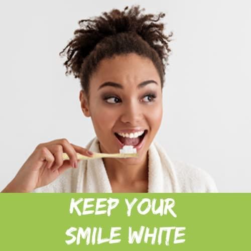 EcoCreek Boutique 1000 Bristle Toothbrush - Soft Bristle Toothbrush for Adults w/Silk Toothbrush Bristles - Biodegradable Bamboo Tooth Brushes for Women - Extra Soft Toothbrush w/10000 Bristles - 4 Toothbrushes Soft