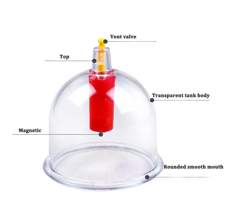 ZCOINS Kangzhu 24-Cup Biomagnetic Chinese Cupping Therapy Set
