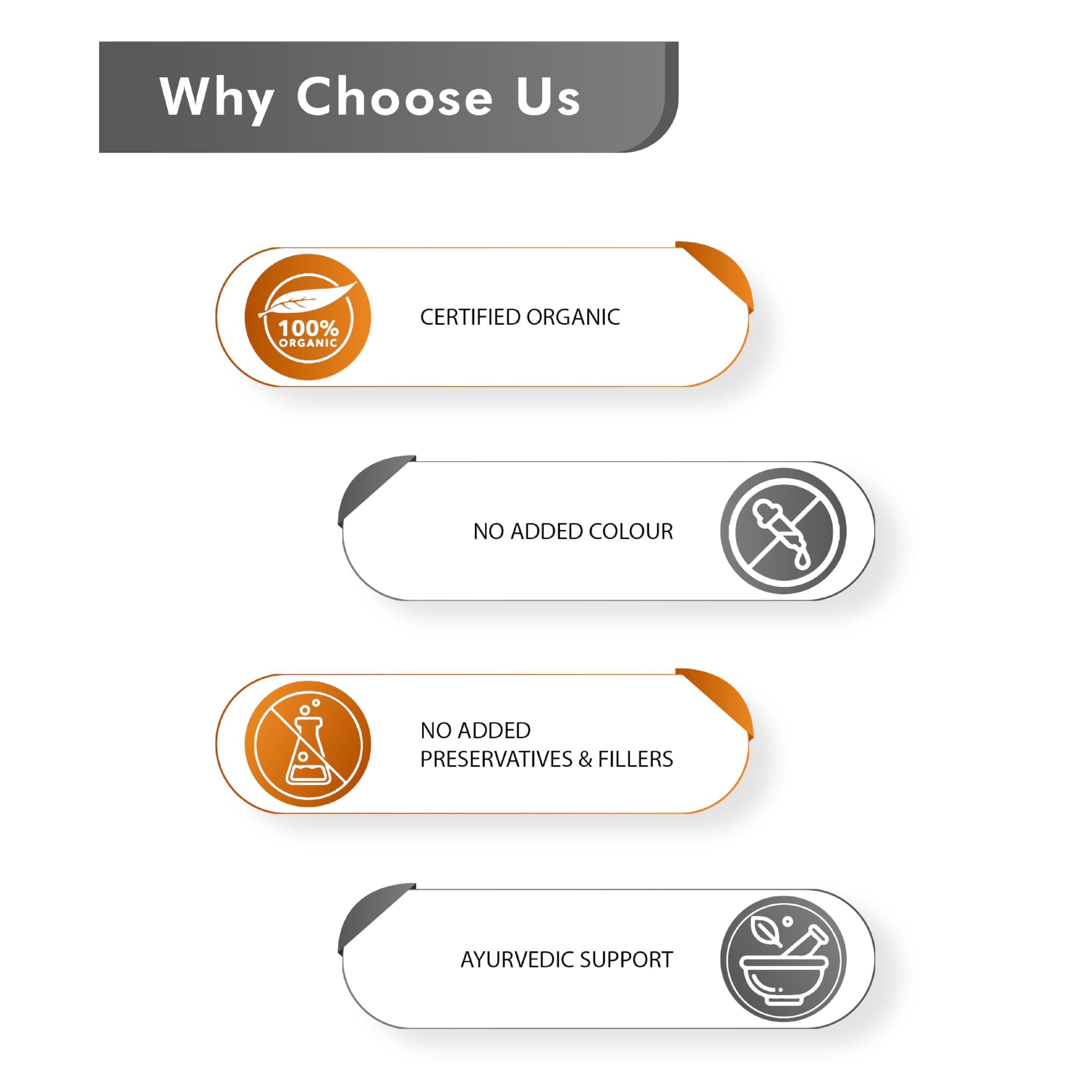 Just Jaivik Just Jaivik Organic Jamun Seed/Eugenia Jambolana Tablets As Dietary Supplements - 750mg -90 Tablets - Support Sugar Control