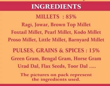 GONATURS JEENI MILLET HEALTH MIX Gm | Millet And Multi Grains | All Natural Multigrain | Organic And Natural Product For 12 Year & Above Age