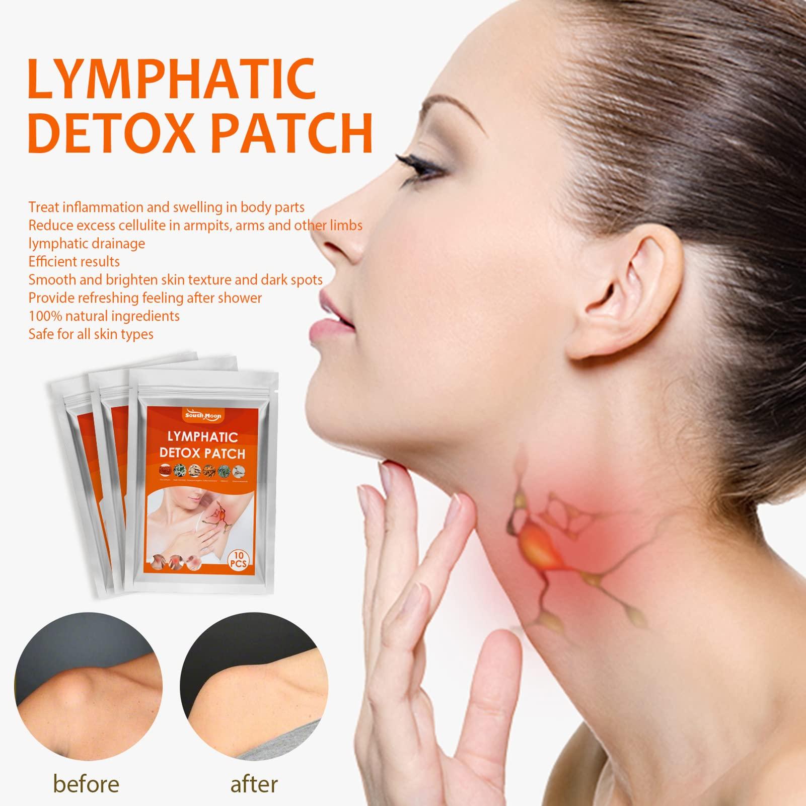 Irovami Irovami 10Pcs Lymphatic Detox Patches Accessory Mammary Lymph Patch Lymphatic Drainage Swelling Relief