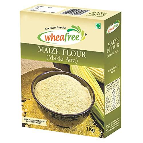 wheafree Wheafree Gluten Free Makki Atta (1Kg), Gluten Free Multigrain Flour (1Kg), Gluten Free Besan (1Kg), Gluten Free Maida Replacer (500g) and Gluten Free Missi Roti Atta (1Kg) | Gluten Free Flours Combo P