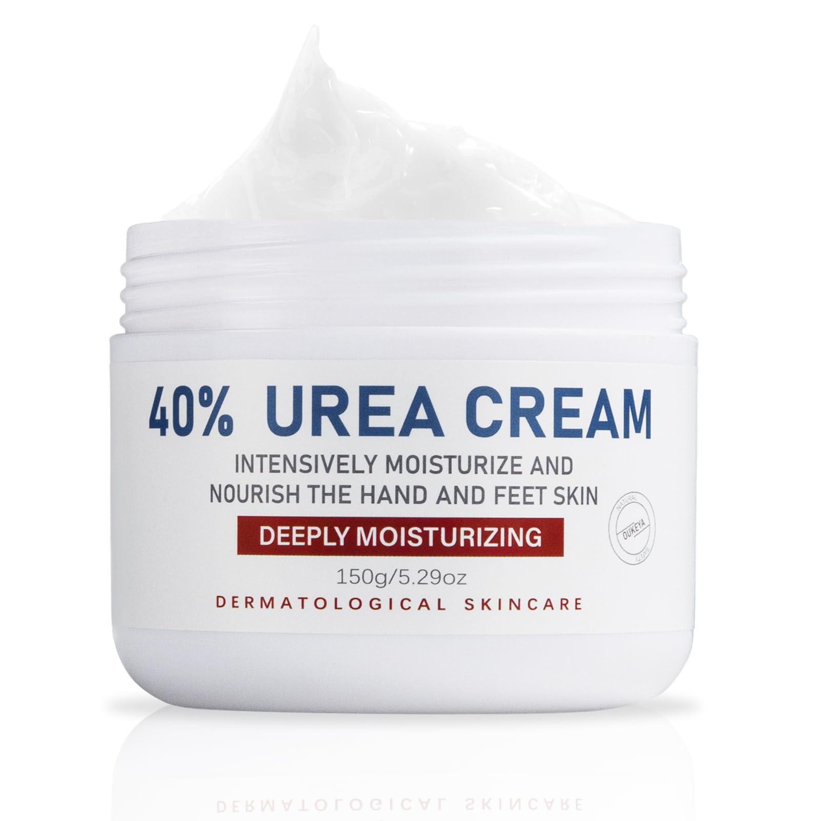 OUKEYA OUKEYA Urea Cream 40 Percent, Urea Foot Cream for Dry Cracked, 40 per Urea Lotion for Feet Maximum Strength
