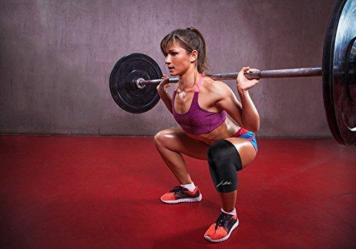 Dr. Arthritis Dr. Arthritis Copper Infused Knee Brace / Compression Sleeve / Support + Doctor Written Handbook (Single), (Black, L)