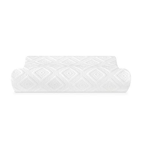 SensorPEDIC SensorPEDIC Solutions by SensorGel Contour Memory Foam Side and Back Sleepers Bed Pillow, Oversized, White