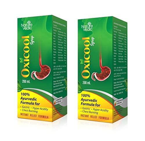 Nature Vedic Nature Vedic Oxicool Ayurvedic Syrup For Digestive Health, Gas & Acidity | 200ml Each (Pack of 2)