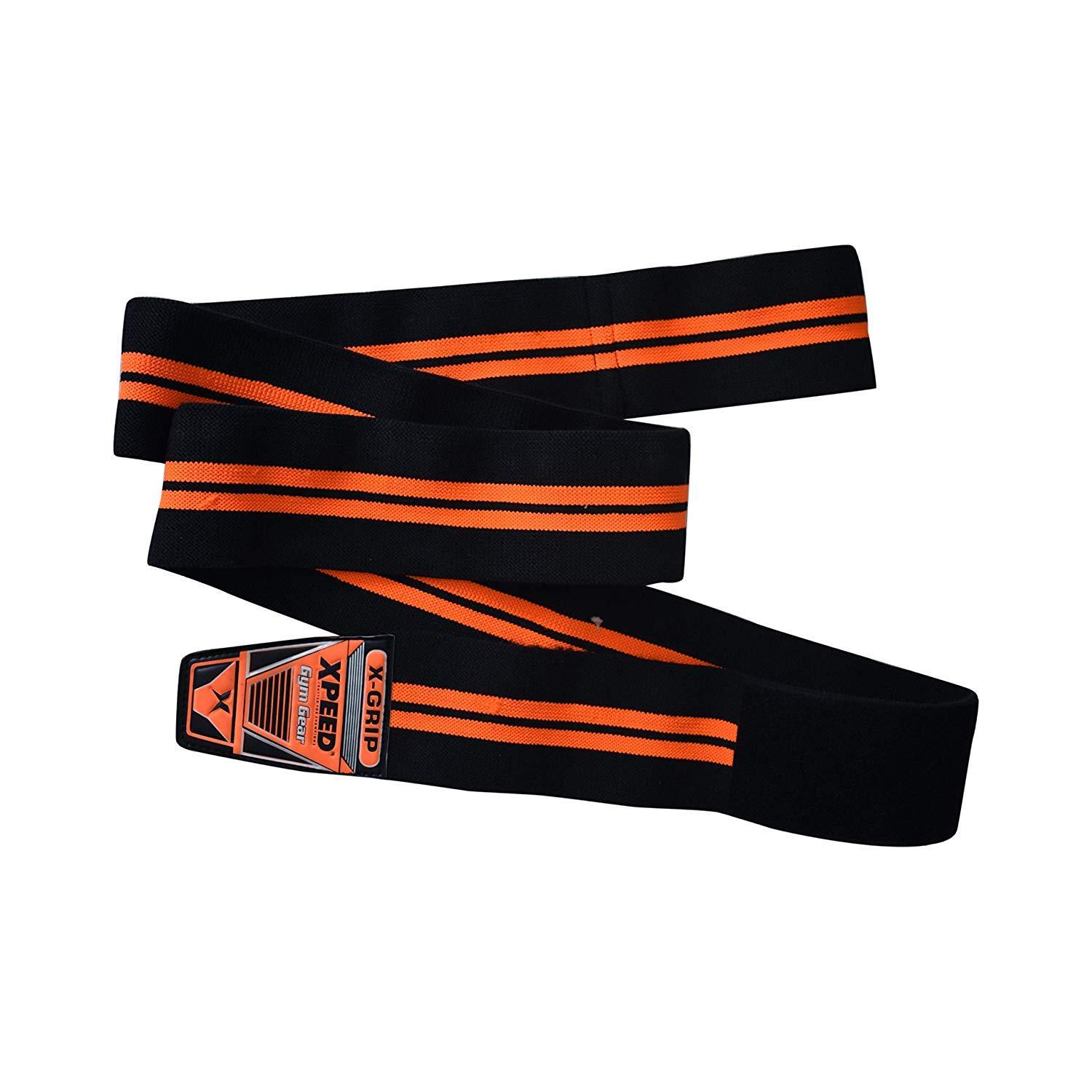 Xpeed XPEED Line Knee Cap Wrap Support for Knee Men Weight Lifting Knee Support Wrap for Squats Knee Brace Sleeve Adjustable Wrap Gym Wrap Workout Home Fitness & Sports Training