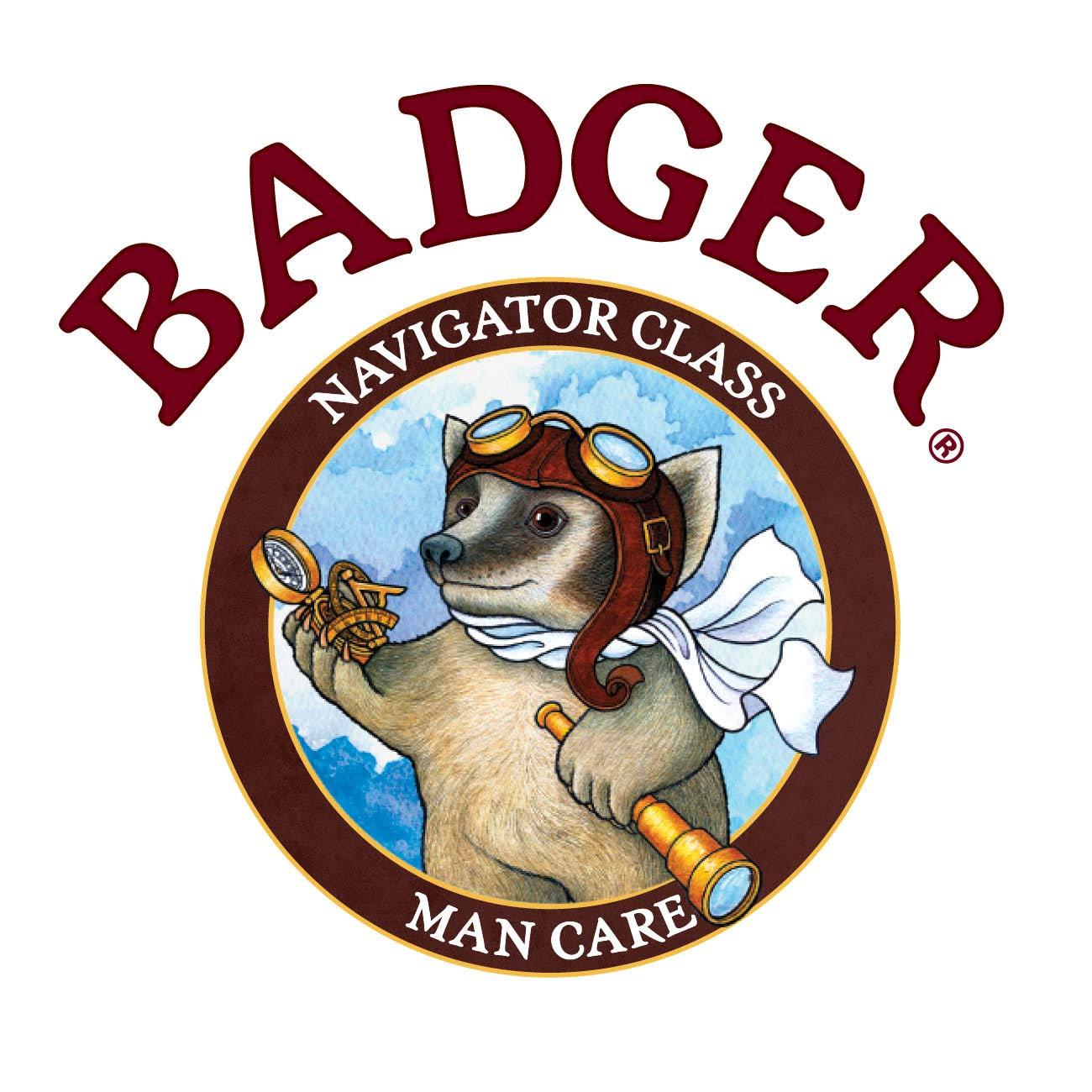 Badger Badger Balm - Beard Balm - Navigator Class Man Care - 2oz