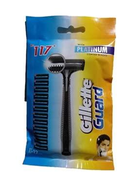 Gillette Guard Gillette Guard One Razor & Cartridge 12 pcs in A pack (Pack of 2) by Rmr JaiHind